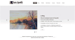 Desktop Screenshot of passion-aquarelle.fr